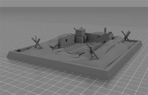 Today, I’m going to be giving y’all a free smooth. . 3d printed ww2 terrain